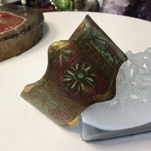 Vintage Brass Cuff from India